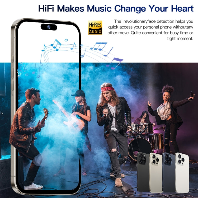 i15 Pro Max / Q5, 2GB+16GB, 6.5 inch Screen, Face Identification, Android 8.1 MTK6580P Quad Core, Network: 3G, Dual SIM(Titanium Blue) - free shipping - PMC TechLife - Order now!