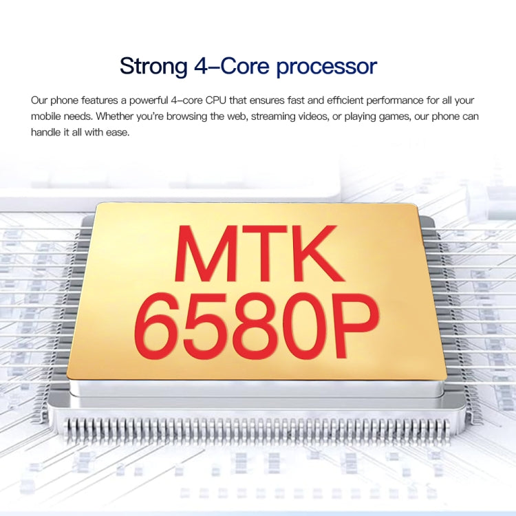 i15 Pro Max / Q5, 2GB+16GB, 6.5 inch Screen, Face Identification, Android 8.1 MTK6580P Quad Core, Network: 3G, Dual SIM(Titanium Blue) - free shipping - PMC TechLife - Order now!