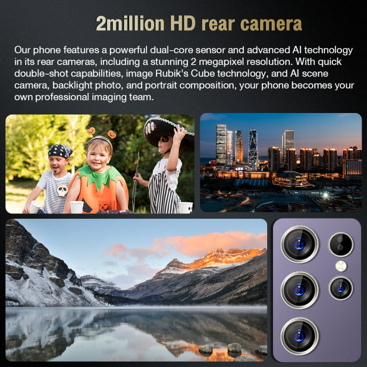 S24 Ultra / C24, 2GB+16GB, 6.8 inch Screen, Android 8.1 7731E Quad Core, Network: 3G, OTG, Dual SIM(Yellow) -  by PMC TechLife | Online Shopping South Africa | PMC TechLife