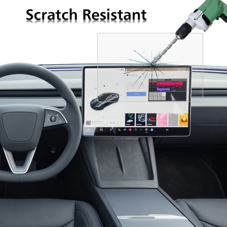 For Tesla Model 3 2024 25pcs Car Navigator Protective Film Tempered Glass Film - Accessories by PMC TechLife | Online Shopping South Africa | PMC TechLife | Buy Now Pay Later Mobicred