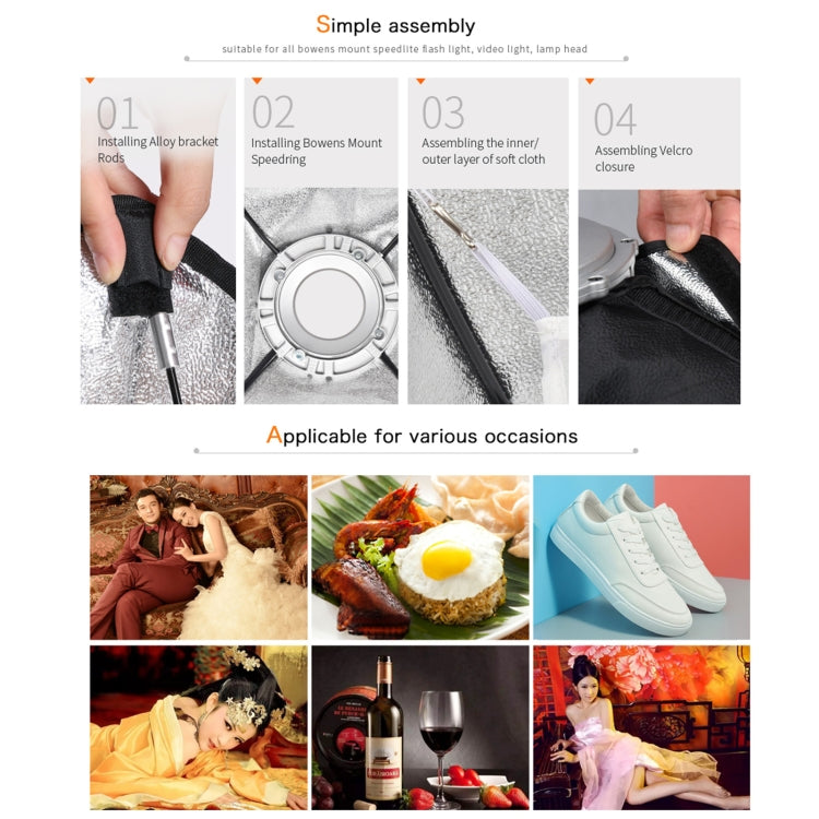 Godox SB-FW Series Bowens Mount Softbox Honeycomb Grid, Size:22 x 90cm - free shipping - PMC TechLife - Order now!