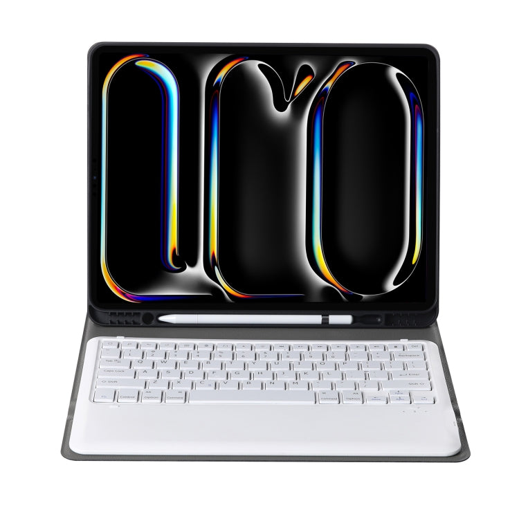 For iPad Pro 13 2024 A13B Detachable Ultra-Thin Bluetooth Keyboard Leather Tablet Case with Pen Slot(Gold) - For iPad Pro by PMC TechLife | Online Shopping South Africa | PMC TechLife | Buy Now Pay Later Mobicred