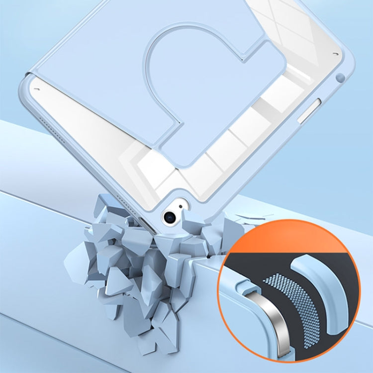 For iPad Pro 11 2024 2 in 1 Acrylic Split Rotating Leather Tablet Case(Pink) - iPad Pro 11 2024 Cases by PMC TechLife | Online Shopping South Africa | PMC TechLife | Buy Now Pay Later Mobicred