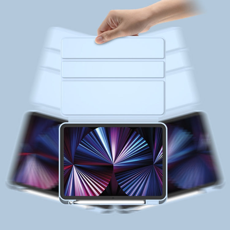 For iPad Pro 13 2024 2 in 1 Acrylic Split Rotating Leather Tablet Case(Dark Blue) - iPad Pro 13 2024 Cases by PMC TechLife | Online Shopping South Africa | PMC TechLife | Buy Now Pay Later Mobicred