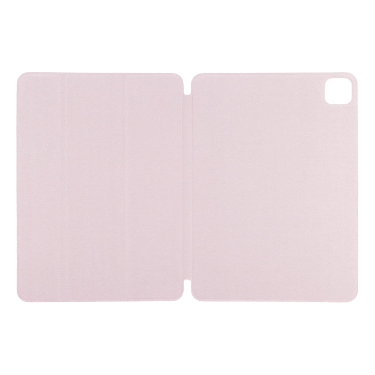 For iPad Pro 11 2024 Double-sided Clip Non-buckle Magnetic PU Smart Tablet Case(Pink) - iPad Pro 11 2024 Cases by PMC TechLife | Online Shopping South Africa | PMC TechLife | Buy Now Pay Later Mobicred
