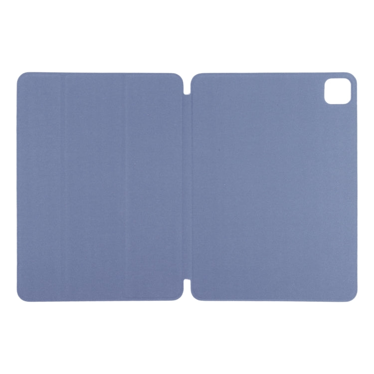 For iPad Pro 11 2024 Double-sided Clip Non-buckle Magnetic PU Smart Tablet Case(Purple) - iPad Pro 11 2024 Cases by PMC TechLife | Online Shopping South Africa | PMC TechLife | Buy Now Pay Later Mobicred