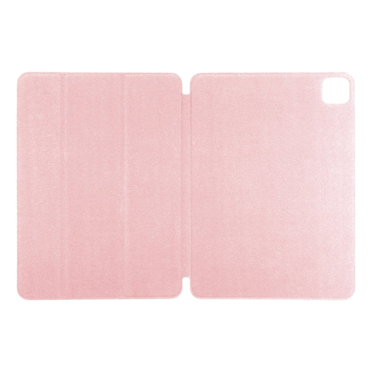 For iPad Pro 11 2024 Double-sided Clip Non-buckle Magnetic PU Smart Tablet Case(Rose Gold) - iPad Pro 11 2024 Cases by PMC TechLife | Online Shopping South Africa | PMC TechLife | Buy Now Pay Later Mobicred