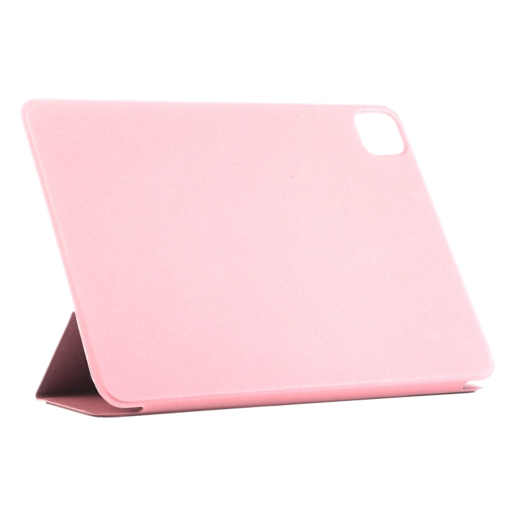 For iPad Pro 11 2024 Double-sided Clip Non-buckle Magnetic PU Smart Tablet Case(Rose Gold) - iPad Pro 11 2024 Cases by PMC TechLife | Online Shopping South Africa | PMC TechLife | Buy Now Pay Later Mobicred