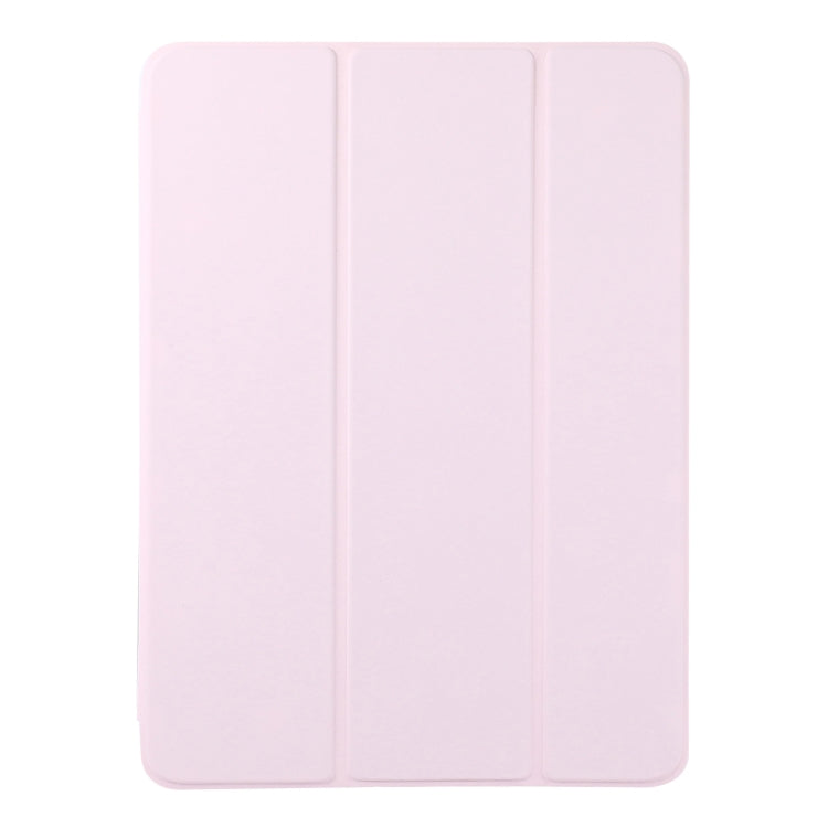 For iPad Air 11 2025 / 2024 Double-sided Clip Non-buckle Magnetic PU Smart Tablet Case(Pink) - iPad Air 11 2025 / 2024 Cases by PMC TechLife | Online Shopping South Africa | PMC TechLife | Buy Now Pay Later Mobicred