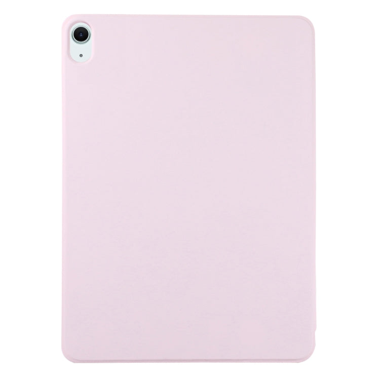 For iPad Air 11 2025 / 2024 Double-sided Clip Non-buckle Magnetic PU Smart Tablet Case(Pink) - iPad Air 11 2025 / 2024 Cases by PMC TechLife | Online Shopping South Africa | PMC TechLife | Buy Now Pay Later Mobicred