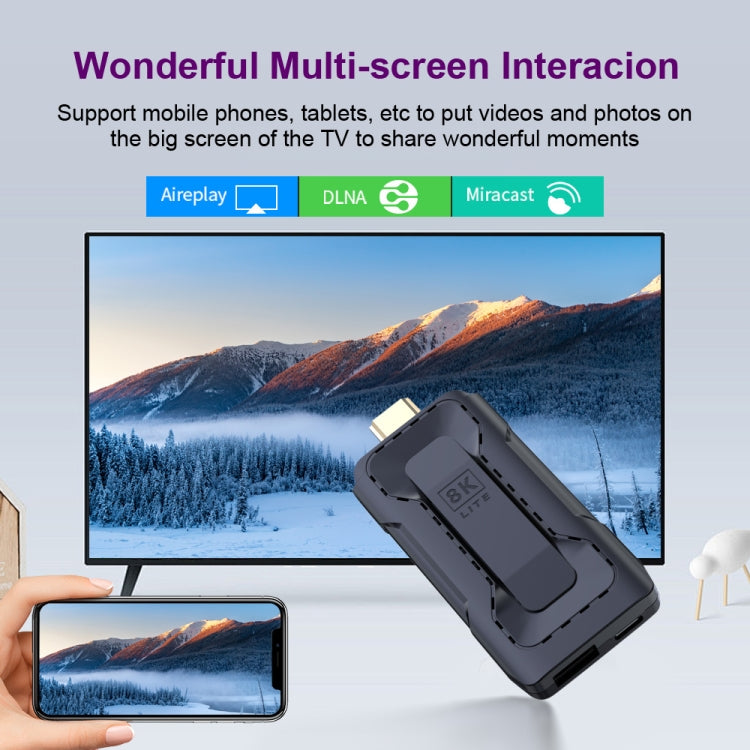 HK1 RBOX D8 RK3528 Android 13.0 Quad Core 8K HD Wifi6 Bluetooth TV Stick, RAM:2GB+16GB(US Plug) - Android TV Sticks by PMC TechLife | Online Shopping South Africa | PMC TechLife | Buy Now Pay Later Mobicred