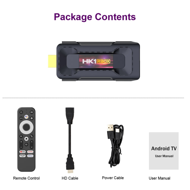 HK1 RBOX D8 RK3528 Android 13.0 Quad Core 8K HD Wifi6 Bluetooth TV Stick, RAM:4GB+32GB(EU Plug) - Android TV Sticks by PMC TechLife | Online Shopping South Africa | PMC TechLife | Buy Now Pay Later Mobicred