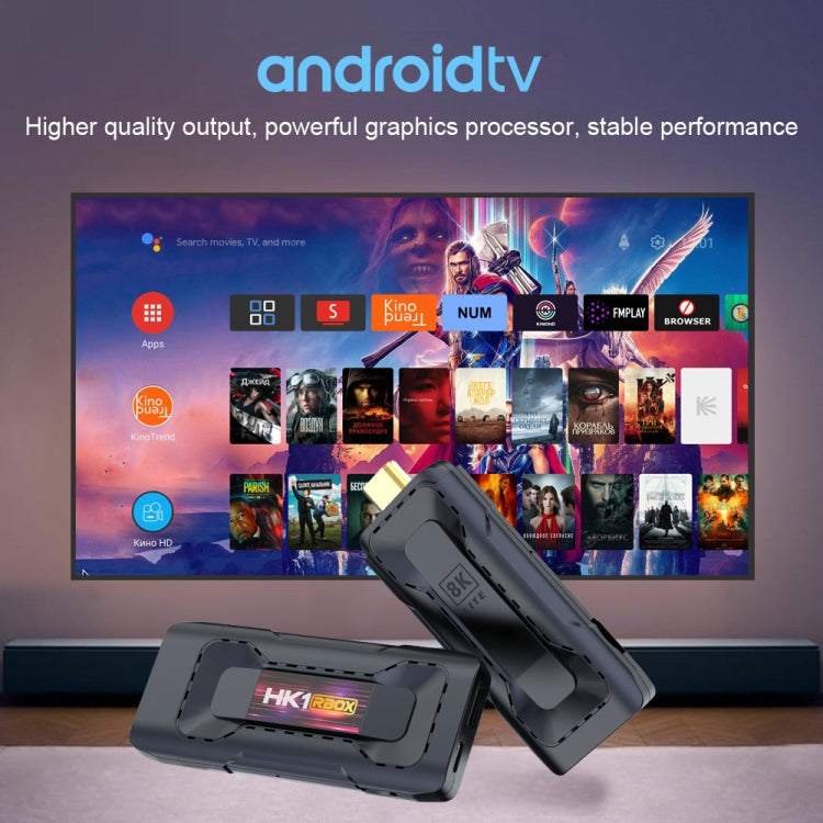 HK1 RBOX D8 RK3528 Android 13.0 Quad Core 8K HD Wifi6 Bluetooth TV Stick, RAM:4GB+32GB(EU Plug) - Android TV Sticks by PMC TechLife | Online Shopping South Africa | PMC TechLife | Buy Now Pay Later Mobicred