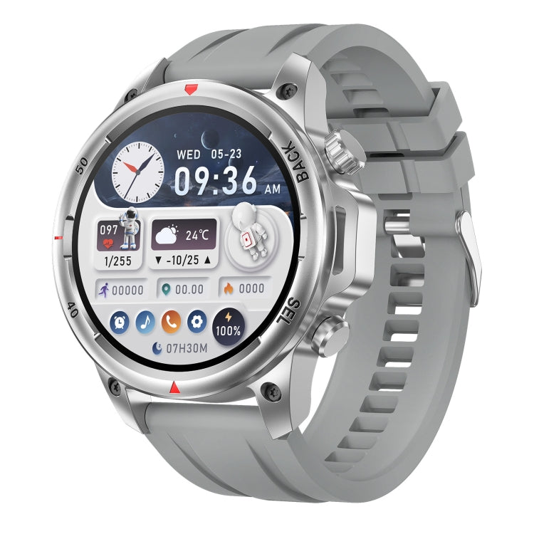 DK68 1.53 inch IP67 BT 5.0 Fitness Sport Smart Watch, Support LED Flashlight / Bluetooth Call / Sleep / Blood Oxygen / Heart Rate / Blood Pressure Health Monitor(Silver) - Smart Watches by PMC TechLife | Online Shopping South Africa | PMC TechLife | Buy Now Pay Later Mobicred