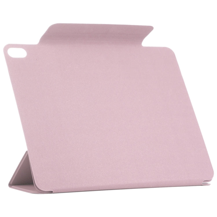 For iPad Air 11 2025 / 2024 Double-sided Clip Fixed Buckle Magnetic PU Leather Smart Tablet Case(Rose Gold) - iPad Air 11 2025 / 2024 Cases by PMC TechLife | Online Shopping South Africa | PMC TechLife | Buy Now Pay Later Mobicred