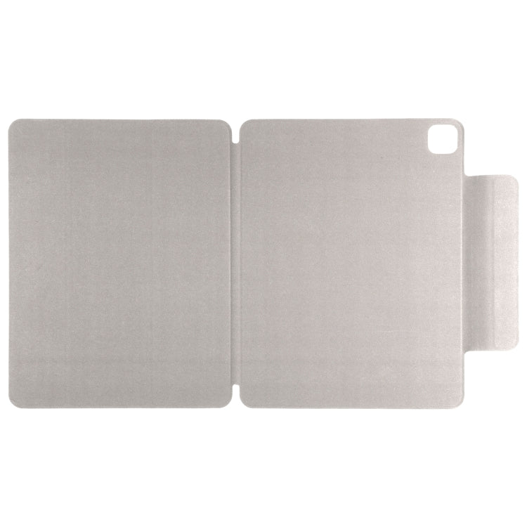 For iPad Pro 11 2024 Double-sided Clip Fixed Buckle Magnetic PU Leather Smart Tablet Case(Grey) - iPad Pro 11 2024 Cases by PMC TechLife | Online Shopping South Africa | PMC TechLife | Buy Now Pay Later Mobicred