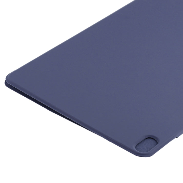 For iPad Air 13 2024 Double-sided Clip Fixed Buckle Magnetic PU Leather Smart Tablet Case(Dark Blue) - iPad Air 13 2024 Cases by PMC TechLife | Online Shopping South Africa | PMC TechLife | Buy Now Pay Later Mobicred
