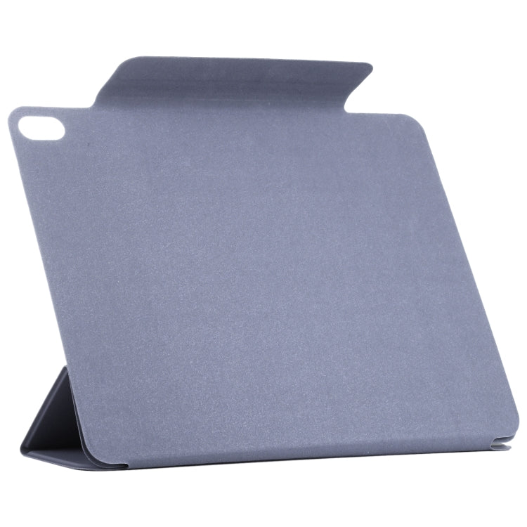 For iPad Air 13 2025 / 2024 Double-sided Clip Fixed Buckle Magnetic PU Leather Smart Tablet Case(Purple) - iPad Air 13 2025 / 2024 Cases by PMC TechLife | Online Shopping South Africa | PMC TechLife | Buy Now Pay Later Mobicred
