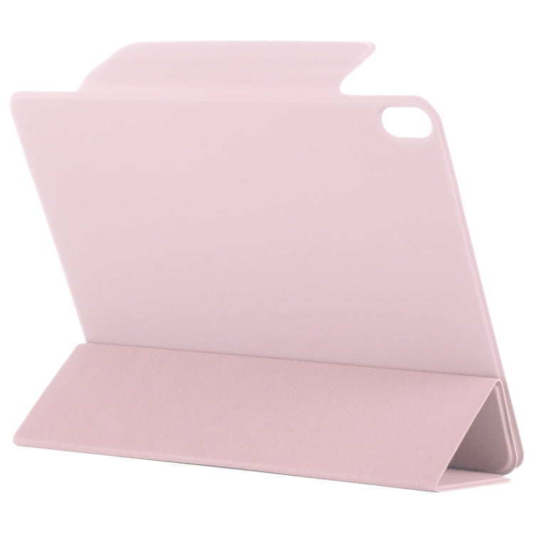 For iPad Air 13 2025 / 2024 Double-sided Clip Fixed Buckle Magnetic PU Leather Smart Tablet Case(Rose Gold) - iPad Air 13 2025 / 2024 Cases by PMC TechLife | Online Shopping South Africa | PMC TechLife | Buy Now Pay Later Mobicred