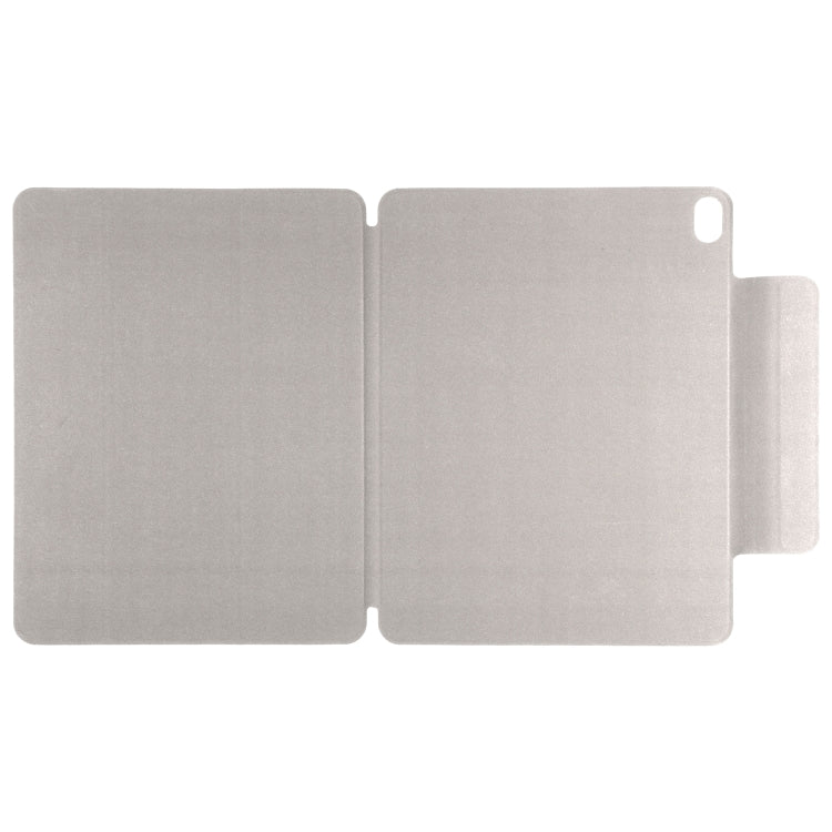 For iPad Air 13 2024 Double-sided Clip Fixed Buckle Magnetic PU Leather Smart Tablet Case(Grey) - iPad Air 13 2024 Cases by PMC TechLife | Online Shopping South Africa | PMC TechLife | Buy Now Pay Later Mobicred