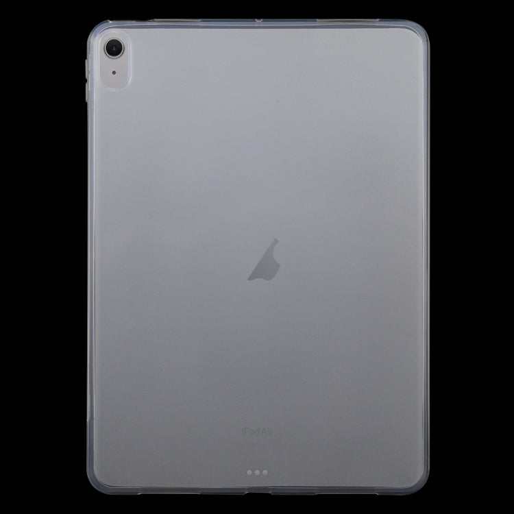 For iPad Air 11 2025 / 2024 / 5 / 4 0.75mm Shockproof Outside Glossy Inside Frosted TPU Tablet Case(Transparent) - iPad Air 11 2025 / 2024 Cases by PMC TechLife | Online Shopping South Africa | PMC TechLife | Buy Now Pay Later Mobicred