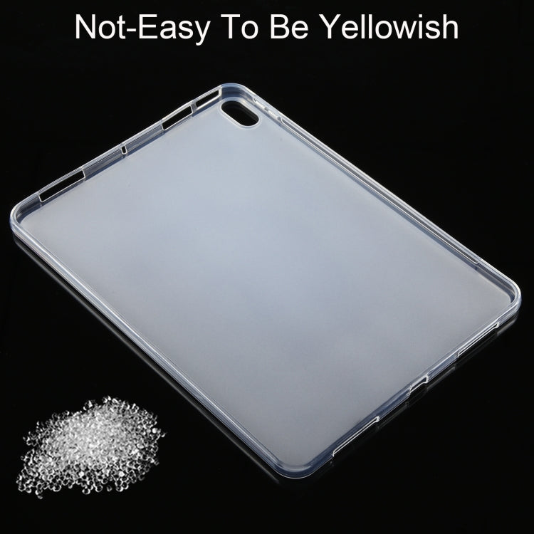 For iPad Air 11 2025 / 2024 / 5 / 4 0.75mm Shockproof Outside Glossy Inside Frosted TPU Tablet Case(Transparent) - iPad Air 11 2025 / 2024 Cases by PMC TechLife | Online Shopping South Africa | PMC TechLife | Buy Now Pay Later Mobicred