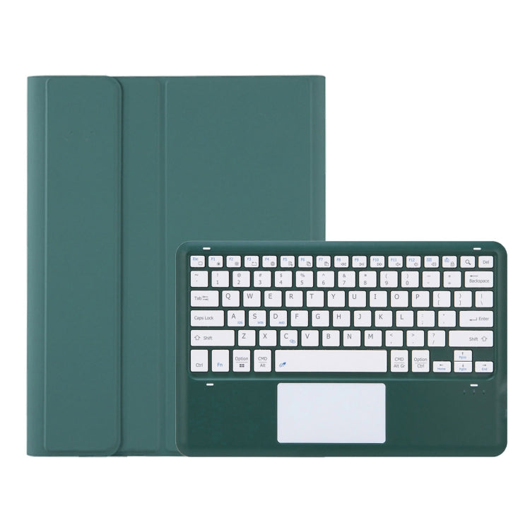 For iPad Pro 13 2024 A14B-A Detachable Ultra-Thin Bluetooth Touch Keyboard Leather Tablet Case with Pen Slot(Dark Green) - For iPad Pro by PMC Jewellery | Online Shopping South Africa | PMC Jewellery | Buy Now Pay Later Mobicred