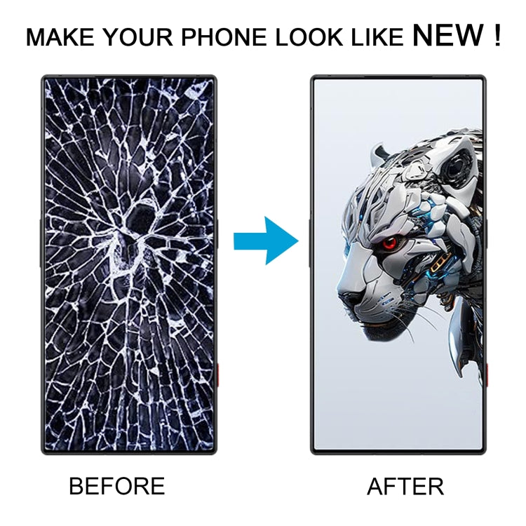 For ZTE nubia Red Magic 9 Pro+ Front Screen Outer Glass Lens with OCA Optically Clear Adhesive - For ZTE by PMC TechLife | Online Shopping South Africa | PMC TechLife | Buy Now Pay Later Mobicred