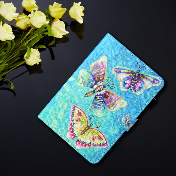 For iPad Pro 11 2024 Coloured Drawing Stitching Smart Leather Tablet Case(Colorful Butterflies) - iPad Pro 11 2024 Cases by PMC TechLife | Online Shopping South Africa | PMC TechLife | Buy Now Pay Later Mobicred