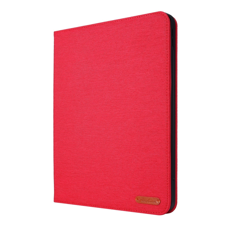 For iPad Pro 13 2024 Fabric Leather Tablet Case(Red) - iPad Pro 13 2024 Cases by PMC TechLife | Online Shopping South Africa | PMC TechLife | Buy Now Pay Later Mobicred