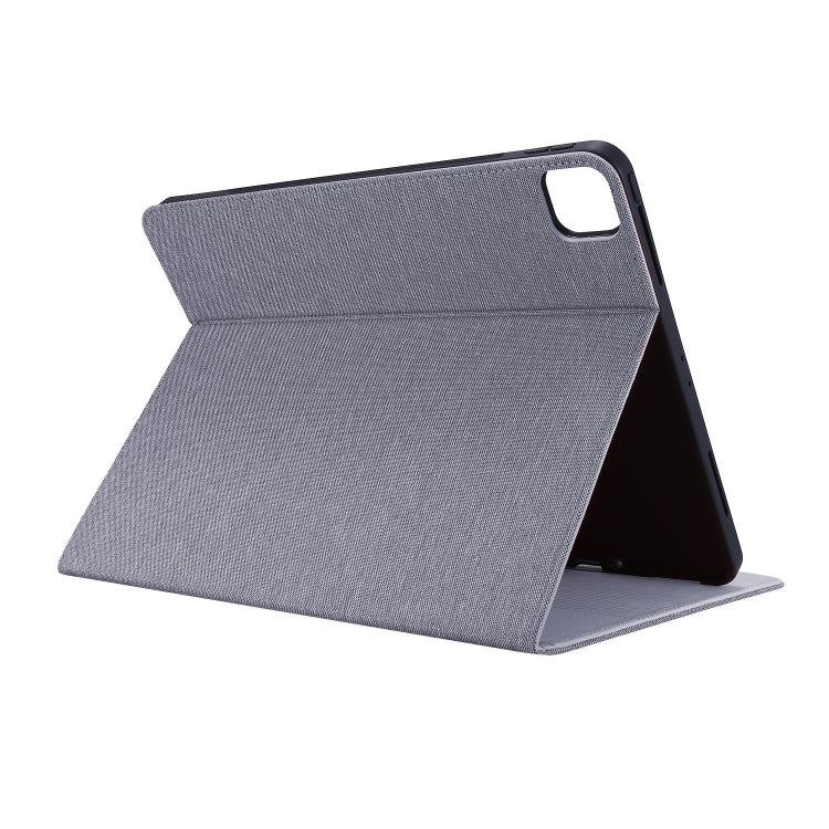 For iPad Pro 13 2024 Fabric Leather Tablet Case(Grey) - iPad Pro 13 2024 Cases by PMC TechLife | Online Shopping South Africa | PMC TechLife | Buy Now Pay Later Mobicred