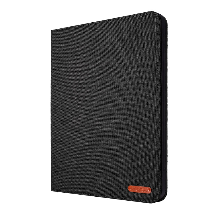 For iPad Pro 11 2024 Fabric Leather Tablet Case(Black) - iPad Pro 11 2024 Cases by PMC TechLife | Online Shopping South Africa | PMC TechLife | Buy Now Pay Later Mobicred