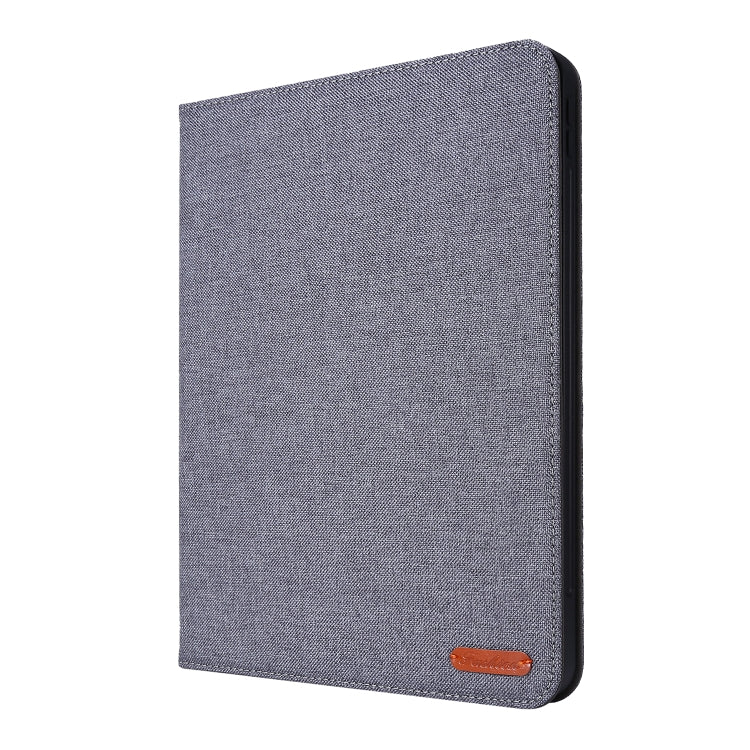 For iPad Pro 11 2024 Fabric Leather Tablet Case(Grey) - iPad Pro 11 2024 Cases by PMC TechLife | Online Shopping South Africa | PMC TechLife | Buy Now Pay Later Mobicred