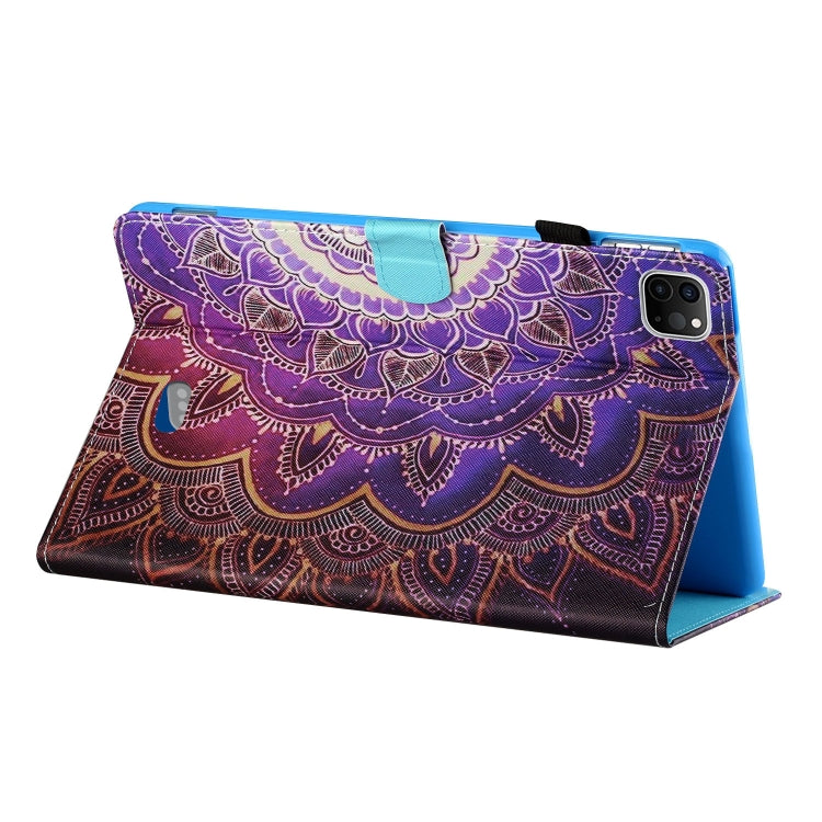For iPad Pro 11 2024 Coloured Drawing Stitching Smart Leather Tablet Case(Mandala) - iPad Pro 11 2024 Cases by PMC TechLife | Online Shopping South Africa | PMC TechLife | Buy Now Pay Later Mobicred