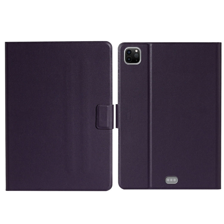 For iPad Pro 11 2024 Pure Color Smart Leather Tablet Case(Purple) - iPad Pro 11 2024 Cases by PMC TechLife | Online Shopping South Africa | PMC TechLife | Buy Now Pay Later Mobicred