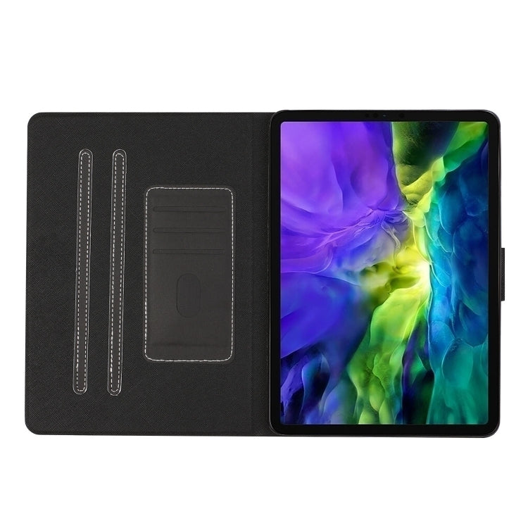 For iPad Pro 11 2024 Pure Color Smart Leather Tablet Case(Black) - iPad Pro 11 2024 Cases by PMC TechLife | Online Shopping South Africa | PMC TechLife | Buy Now Pay Later Mobicred