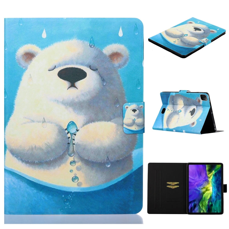 For iPad Pro 11 2024 Voltage Coloured Drawing Smart Leather Tablet Case(Polar Bear) - iPad Pro 11 2024 Cases by PMC TechLife | Online Shopping South Africa | PMC TechLife | Buy Now Pay Later Mobicred
