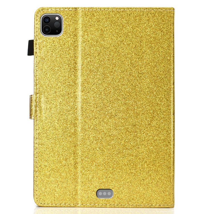 For iPad Pro 11 2024 Glitter Smart Leather Tablet Case(Golden) - iPad Pro 11 2024 Cases by PMC TechLife | Online Shopping South Africa | PMC TechLife | Buy Now Pay Later Mobicred