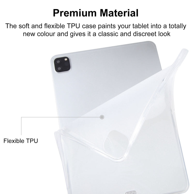 For iPad Pro 13 2024 TPU Tablet Case(Frosted Clear) - iPad Pro 13 2024 Cases by PMC TechLife | Online Shopping South Africa | PMC TechLife | Buy Now Pay Later Mobicred