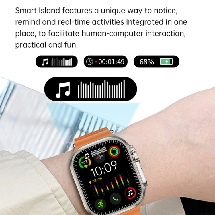 WS12 ULTRA 2 2.2 inch Sport Smart Watch, Support Payment Code / Bluetooth Call / Sleep / Blood Oxygen / Heart Rate / Blood Pressure Health Monitor(Black) - Smart Watches by PMC TechLife | Online Shopping South Africa | PMC TechLife | Buy Now Pay Later Mobicred