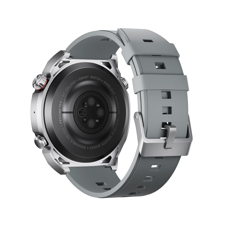 WS-20 1.43 inch IP67 Sport Smart Watch Support Bluetooth Call / Sleep / Blood Oxygen / Heart Rate / Blood Pressure Health Monitor, Silicone Strap(Silver) - Smart Watches by PMC TechLife | Online Shopping South Africa | PMC TechLife | Buy Now Pay Later Mobicred