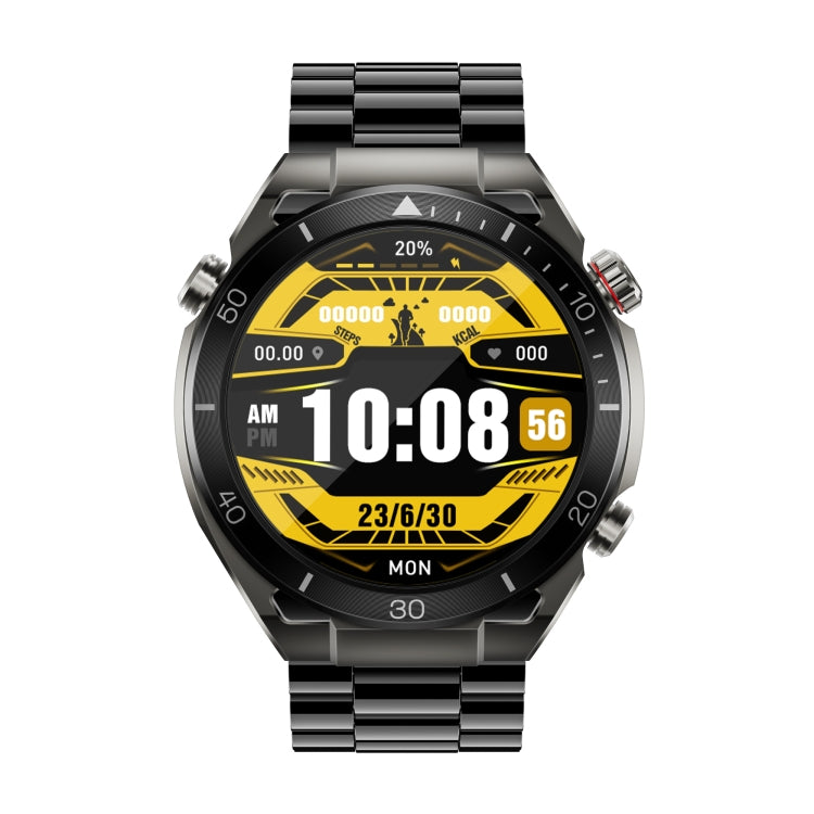 WS-20 1.43 inch IP67 Sport Smart Watch Support Bluetooth Call / Sleep / Blood Oxygen / Heart Rate / Blood Pressure Health Monitor, Steel Strap(Black) - Smart Watches by PMC TechLife | Online Shopping South Africa | PMC TechLife | Buy Now Pay Later Mobicred