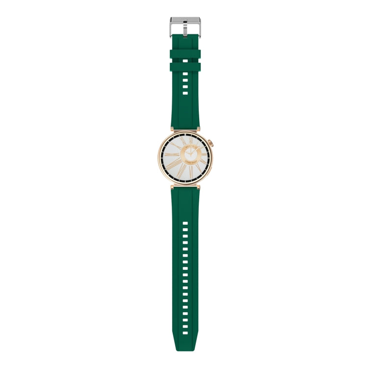 WS520 1.28 inch IP67 Sport Smart Watch, Support Bluetooth Call / Sleep / Blood Oxygen / Heart Rate / Blood Pressure Health Monitor(Rose Gold+Green) - Smart Watches by PMC TechLife | Online Shopping South Africa | PMC TechLife | Buy Now Pay Later Mobicred