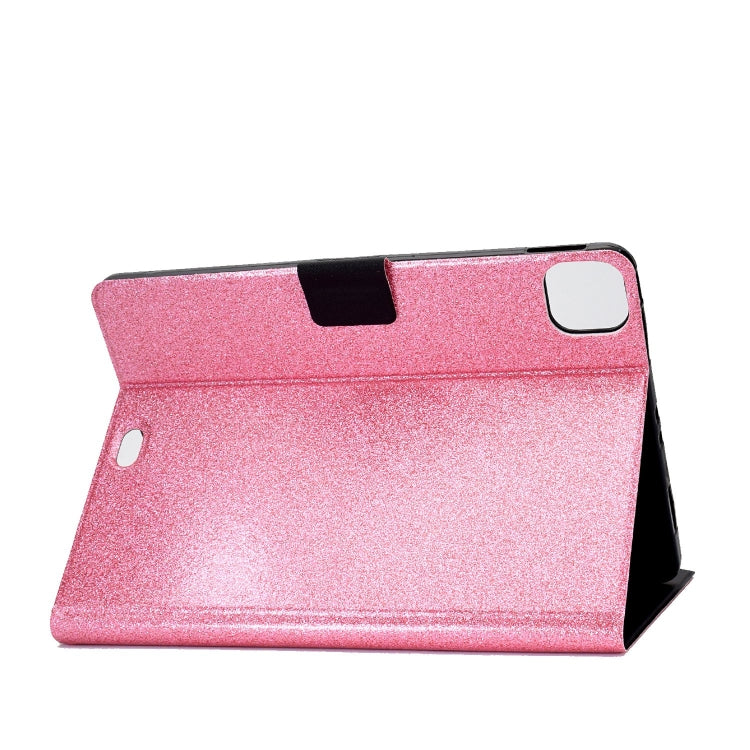 For iPad Pro 11 2024 Varnish Glitter Powder Smart Leather Tablet Case(Pink) - iPad Pro 11 2024 Cases by PMC TechLife | Online Shopping South Africa | PMC TechLife | Buy Now Pay Later Mobicred