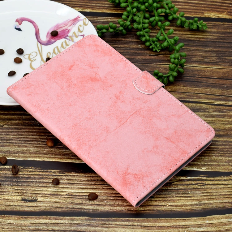 For iPad Pro 11 2024 Marble Style Cloth Texture Smart Leather Tablet Case(Pink) - iPad Pro 11 2024 Cases by PMC TechLife | Online Shopping South Africa | PMC TechLife | Buy Now Pay Later Mobicred