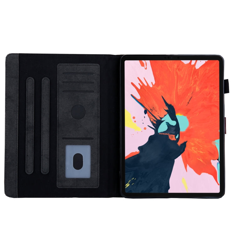For iPad Pro 11 2024 Cloth Texture Leather Tablet Case(Black) - iPad Pro 11 2024 Cases by PMC TechLife | Online Shopping South Africa | PMC TechLife | Buy Now Pay Later Mobicred