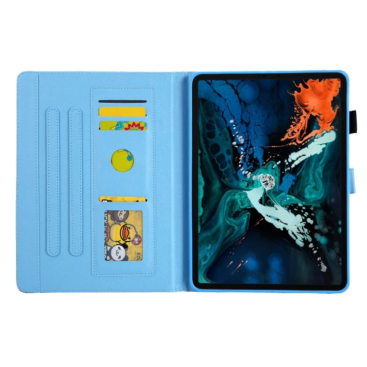 For iPad Pro 11 2024 Colored Drawing Leather Smart Tablet Case(Gold Butterflies) - iPad Pro 11 2024 Cases by PMC TechLife | Online Shopping South Africa | PMC TechLife | Buy Now Pay Later Mobicred