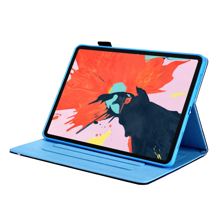 For iPad Pro 11 2024 Colored Drawing Leather Smart Tablet Case(Music Panda) - iPad Pro 11 2024 Cases by PMC TechLife | Online Shopping South Africa | PMC TechLife | Buy Now Pay Later Mobicred