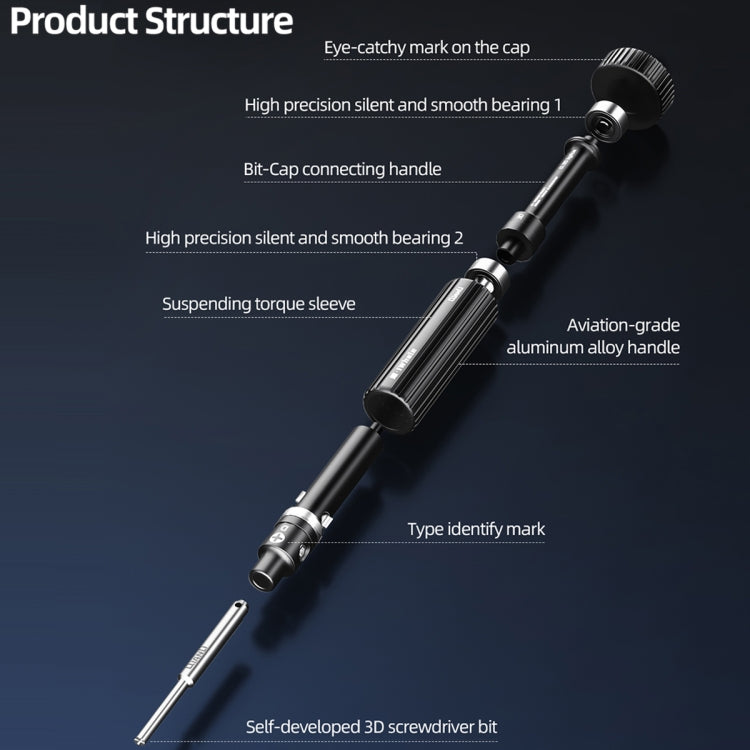 QianLi iWhale Special S2 Steel Magnetic Torque 3D Screwdriver, Model:C Pentalobe 0.35 - Screwdriver by QIANLI | Online Shopping South Africa | PMC TechLife | Buy Now Pay Later Mobicred