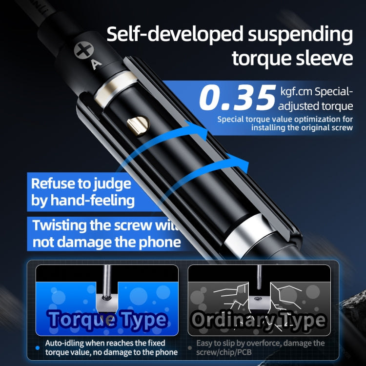 QianLi iWhale Special S2 Steel Magnetic Torque 3D Screwdriver, Model:E T2 Torx 0.35 - Screwdriver by QIANLI | Online Shopping South Africa | PMC TechLife | Buy Now Pay Later Mobicred